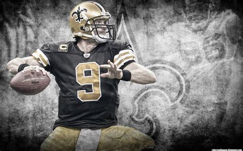 Download New Orleans Saints Drew Brees Wallpaper | Wallpapers.com