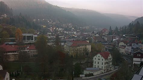 Webcam Bad Wildbad: View over Bad Wildbad - Webcam Galore