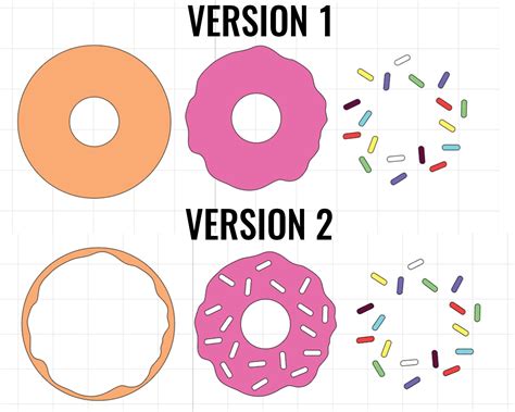 Donut SVG Bundle Chocolate Donut SVG Doughnut SVG Donut - Etsy | Circut projects, Clip art ...