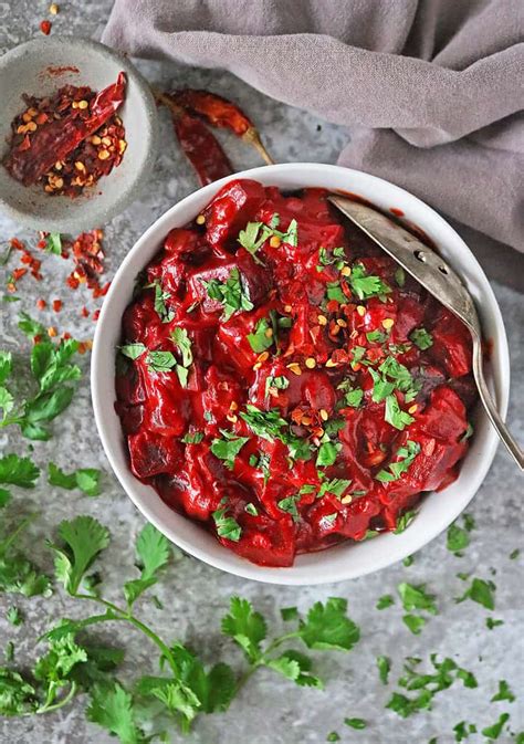 Easy Beetroot Curry (a dairy-free recipe)