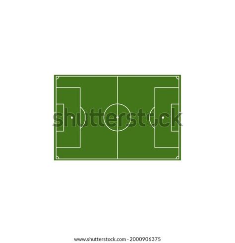 Soccer Field Grass Vector Illustration Stock Vector (Royalty Free ...