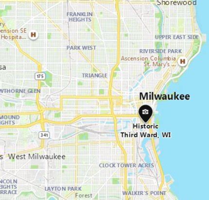 Where is Historic Third Ward [Milwaukee nbhd], Wisconsin? see area map ...