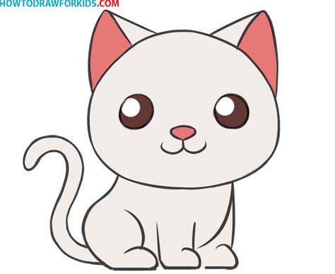 How to Draw a Cat Very Easy - Drawing Tutorial For kids