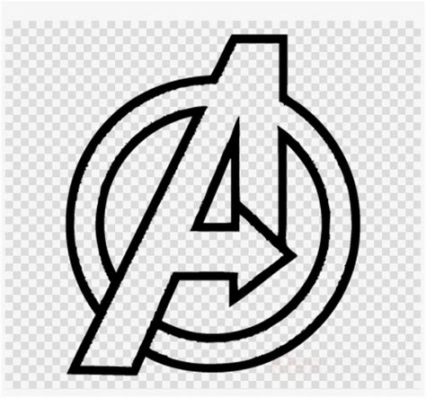 Download Avengers Infinity War Logo Drawing Clipart - Avengers Logo White Png - Free Transparent ...