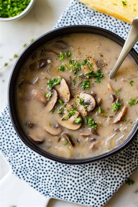 Vegan Mushroom Soup (Creamy & Delicious) - The Simple Veganista