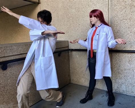 Okabe and Makise cosplay: Steins;Gate | Anime Amino