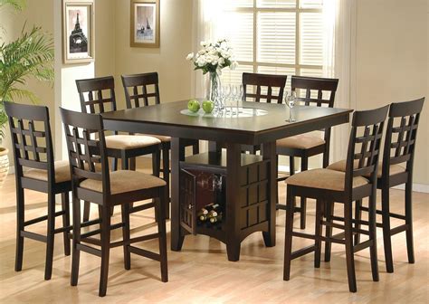 Coaster Mix & Match 9 Piece Counter Height Dining Set | A1 Furniture ...