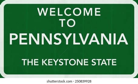 Pennsylvania Welcome Sign Photos, Images & Pictures | Shutterstock