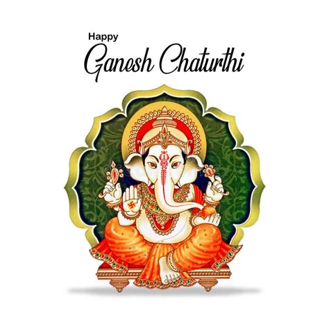 Illustration of Lord Ganpati Background for Ganesh Chaturthi with ...