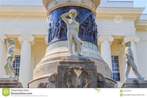 Confederate Memorial at Alabama State Capitol West View Editorial Photo ...