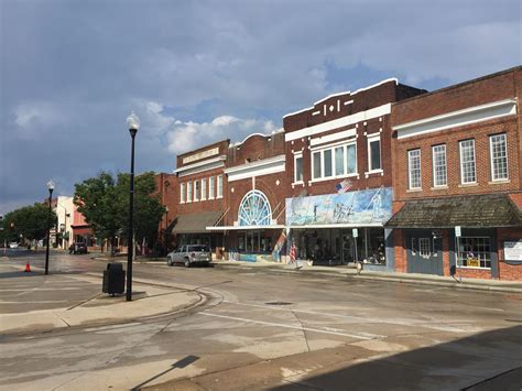 Downtown Roxboro, North Carolina. Paul Chandler July 2016.