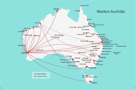 Australian domestic flight network | Qantas