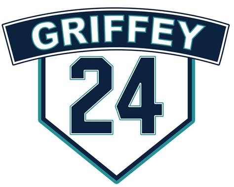 Ken Griffey Jr. Retired Number Sticker Seattle 24 - Etsy