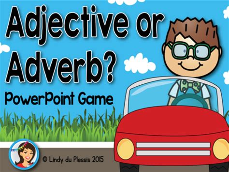 Adjectives and Adverbs PowerPoint Game | Teaching Resources