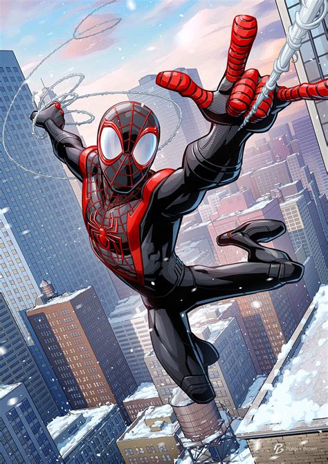 Download Snow City Spider Man Miles Morales Video Game Marvel's Spider ...