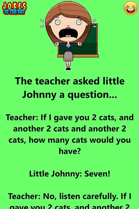 The Teacher asks Little Johnny A Question In Class | Jokes Of The Day