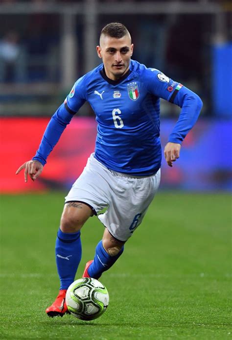 PARMA, ITALY - MARCH 26: Marco Verratti of Italy in action during the 2020 UEFA European ...