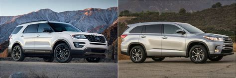 2018 Ford Explorer vs. Toyota Highlander | Phil Long Valucar