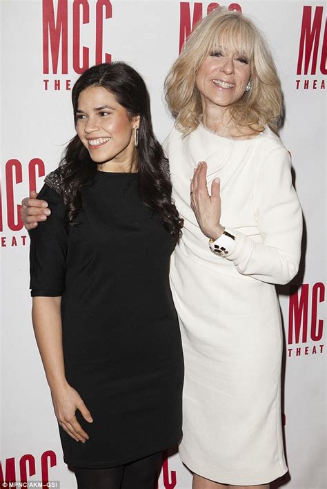 So good to see you! Ugly Betty co-stars America Ferrera and Judith Light cuddle up as they are ...