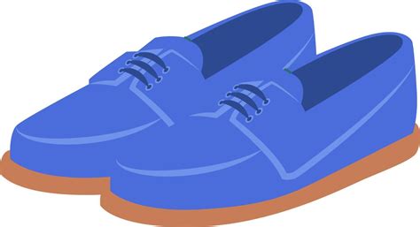 Cartoon blue shoes 13502451 Vector Art at Vecteezy