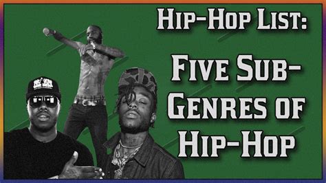 Five Sub-Genres Of Hip-Hop - YouTube