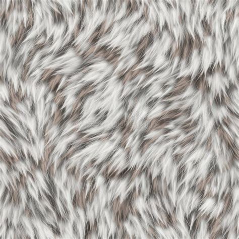 Fur Seamless Texture, Fabric, 3d Illustration Stock Illustration - Illustration of luxury, macro ...