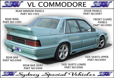 REAR WING FOR VL COMMODORE - WALKINSHAW STYLE