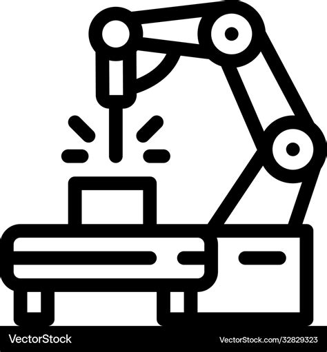 Manufacturing engineering machine icon Royalty Free Vector