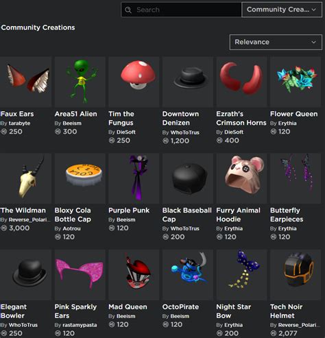 The Roblox Community can now make hats if approved by Roblox! Any hats ...