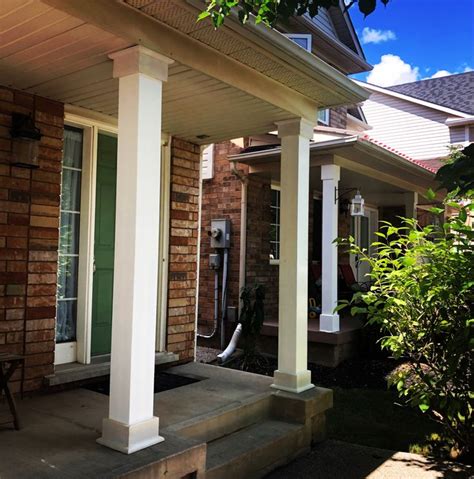 Square Fiberglass Column Installation | Fiberglass columns, Building ...