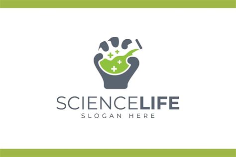 Science Life - Health and Science Logo - Design Template Place