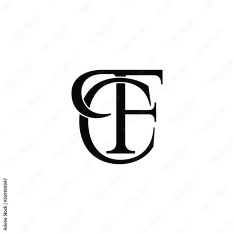 pcf letter original monogram logo design Stock Vector | Adobe Stock