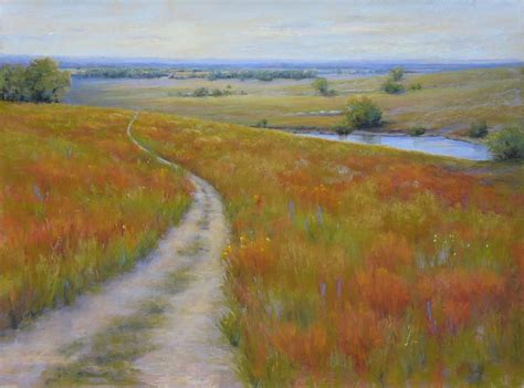 Flint Hills | Flint Hills Of Kansas Painting by Jean Neely - Flint ...