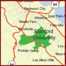 Stanford University Campus Map
