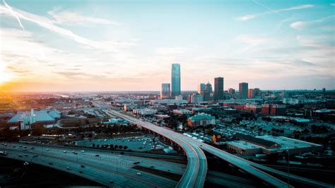 Oklahoma City USA Skyscrapers Buildings Architecture Wallpaper