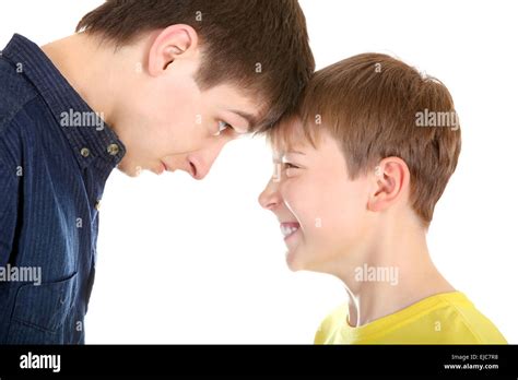 Brothers Conflict Stock Photo - Alamy