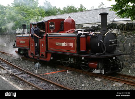 Ffestiniog Railway double-ended Fairlie locomotive David Lloyd George built in 1992 at Blaenau ...