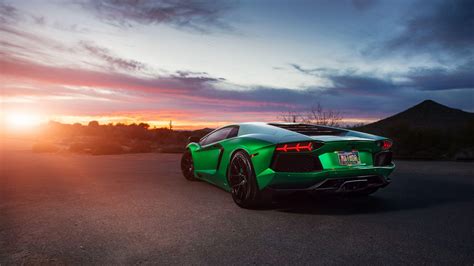 Green Lamborghini Aventador Wallpapers - Top Free Green Lamborghini ...