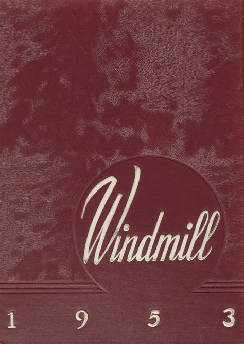 1953 yearbook from Springfield High School from Holland, Ohio for sale