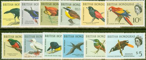 British Honduras 1962 Birds set of 12 SG202-213 Fine Mtd Mint | Empire Philatelists