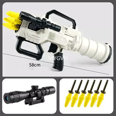 Rocket Launcher Space Toys Gun With Sound Soft Bullet Blaster For ...