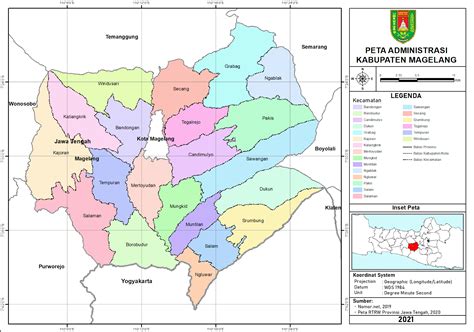 Peta Administrasi Kota Magelang - IMAGESEE