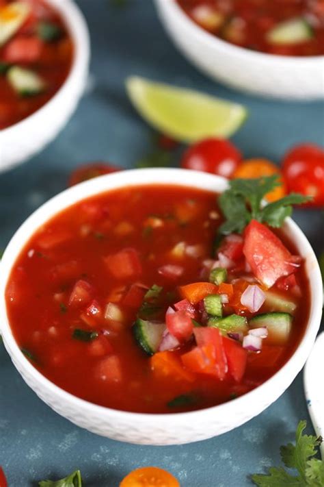 Easy Gazpacho Recipe - RecipeGirl