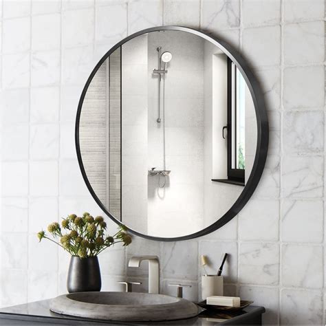 Bathroom Wall Mirror : Neu Type Medium Rectangle Gold Hooks Contemporary Mirror 36 In H X 24 In ...