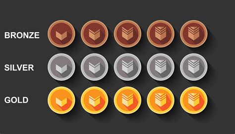 Gold Silver Bronze Badge Vector Art, Icons, and Graphics for Free Download