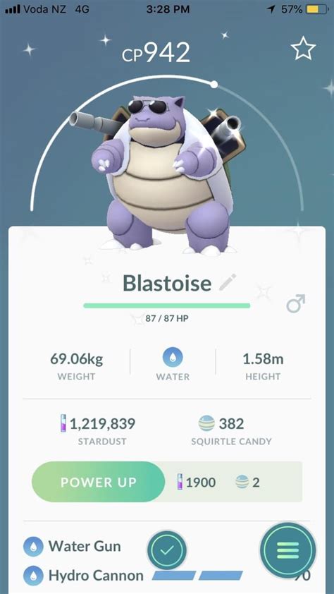 Shiny Blastoise with glasses : r/TheSilphRoad