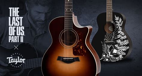 The Last Of Us Part II Taylor 314ce PS4 Ellie Limited Edition Guitar ...