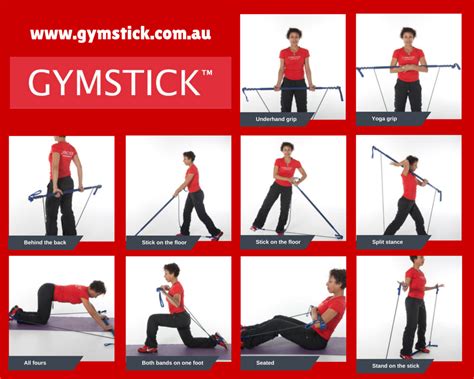 Gymstick positioning | Gymstick workout, Bar workout, Gymstick exercises