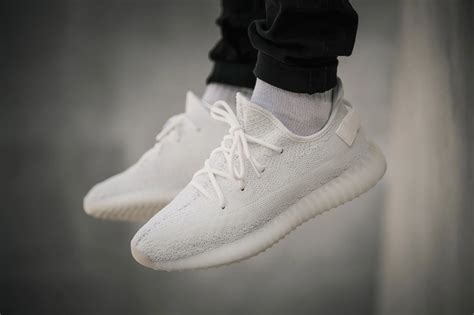 adidas YEEZY BOOST 350 V2 Cream White Closer Look | Hypebeast