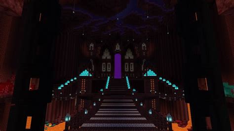 Underground Nether Portal Room (Survival) 1.20.2/1.20.1/1.20/1.19.2/1.19.1/1.19/1.18/1.17.1 ...